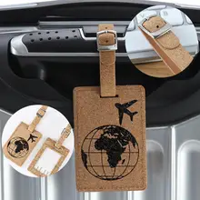 

Earth Suitcase Leather Luggage Tag Label Bag Pendant Handbag Travel Accessories Name ID Address Tags Suitcase Identifier