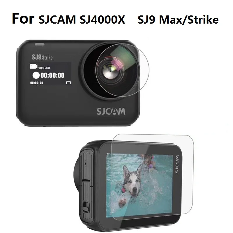 Clownfish закаленная Защитная пленка для SJCAM SJ4000X SJ9 Max/Strike Lens/Screen Display стеклянная