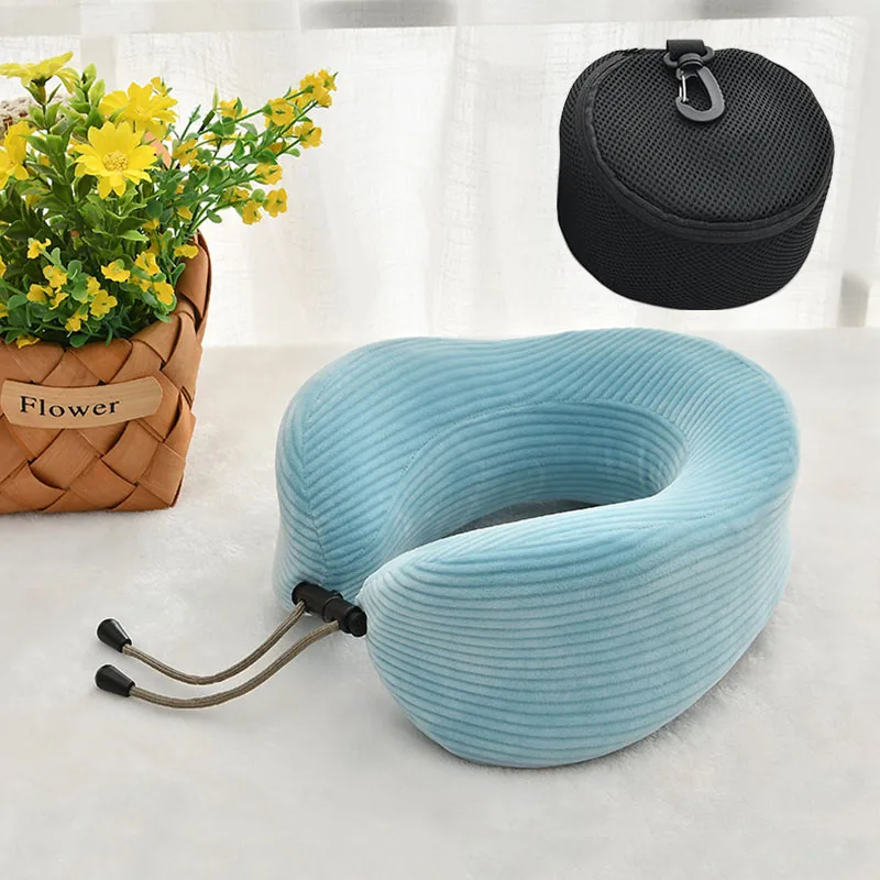L Neck pillow U-образная подушка для шеи из пены с эффектом памяти мягкие подушки для шеи с медленным отскоком подушка для шеи унисекс подушка для шеи Siesta аксессуары для путешествий - Цвет: L Neck pillow