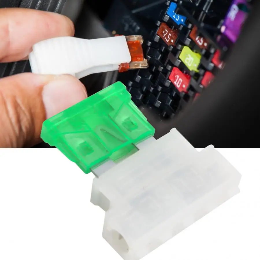 30 комплектов автомобильный держатель предохранителя Комплект 12-22AWG 32V 30A