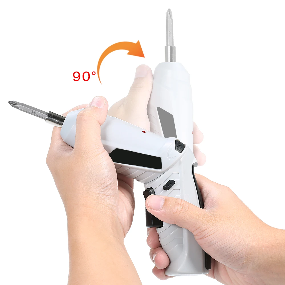 47pcs Electric Screwdriver Lithium Battery Rechargeable Drill Screwdriver Multifunctional Cordless Electric Drill Power Tools