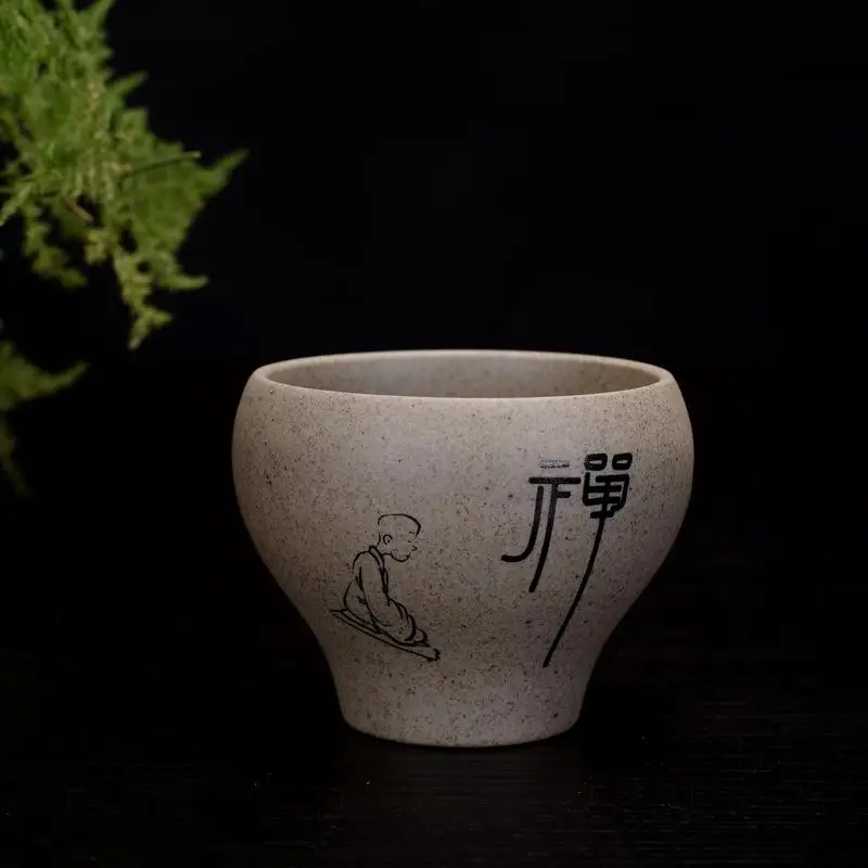 73x53mm 125ml Китайская керамическая чайная посуда Kongfu ручной работы, подвесной светильник, чашка большого размера, чайная чаша для печи, запеченная глазурь, чайная чашка, подарок, Креативные украшения - Цвет: 73x53mm 125ml