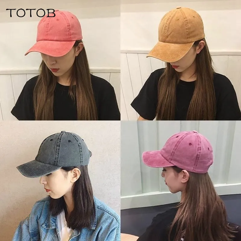 Шляпа Женская Корейская версия трендовой сплошной цвет личности мужская Японская ins стиль бейсбольная кепка дикий ПИК КЕПКА TOTOB
