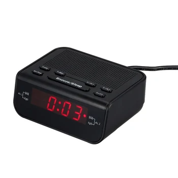 

Digital Dual Alarm Clock Radios with AM/FM Weather Forecast Humidity for Bedroom Office Table TUE88
