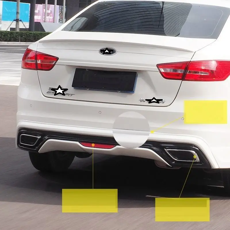 Передний тюнинговый автомобильный диффузор для губ, автомобильные детали, наружные декоративные молдинги, защитные бамперы 15 16 17 18 для Ford Escort