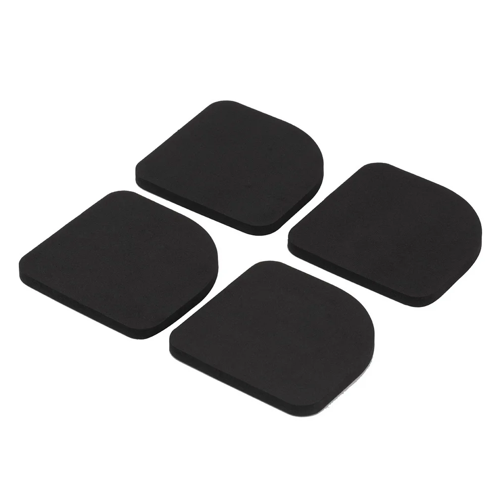 

4Pcs Black EVA Washing Machine Shock Mat Pads Refrigerator Shock Mute Pad Refrigerator Anti-vibration Noise Pad Non-slip Mats