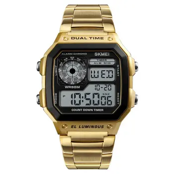 

SKMEI Trendy Watch Multifunctional LED Digital Wristwatch 50M Waterproof Sports Watch Personality Alarm Watch Relogio Watches