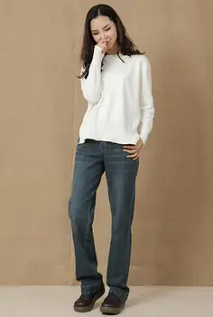 

2020 new style straight stretch casual jeans em8 female pants A7E99-07