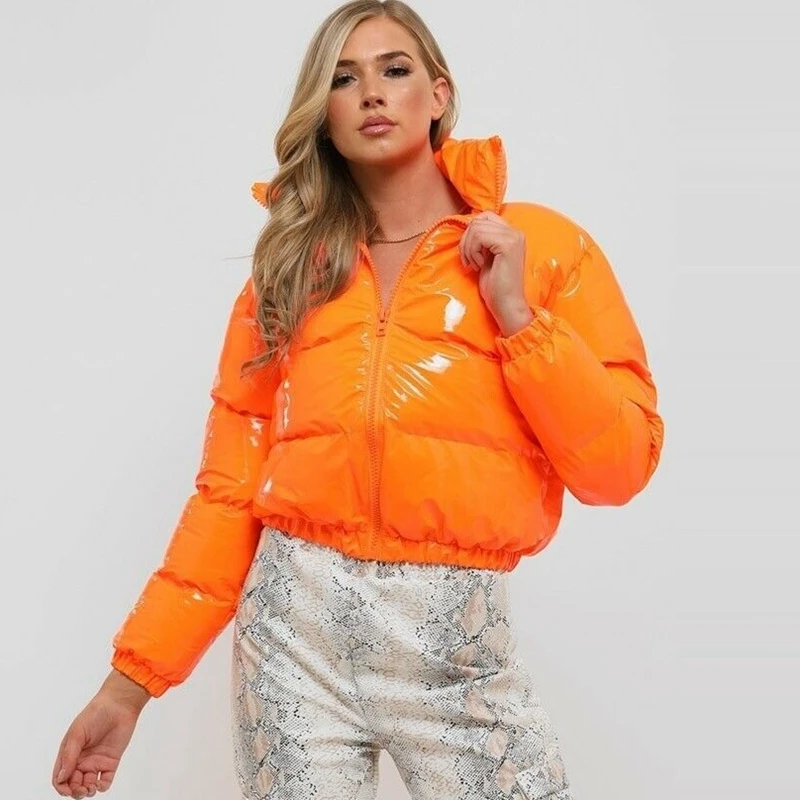 Orange down coat womens Clearance