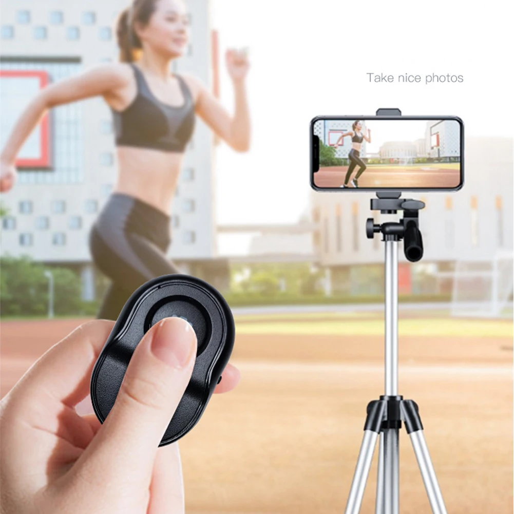 Bluetooth-compatible Remote Control Wireless Controller Self-timer Camera Stick Photo Shutter Release Button for Phone Selfie