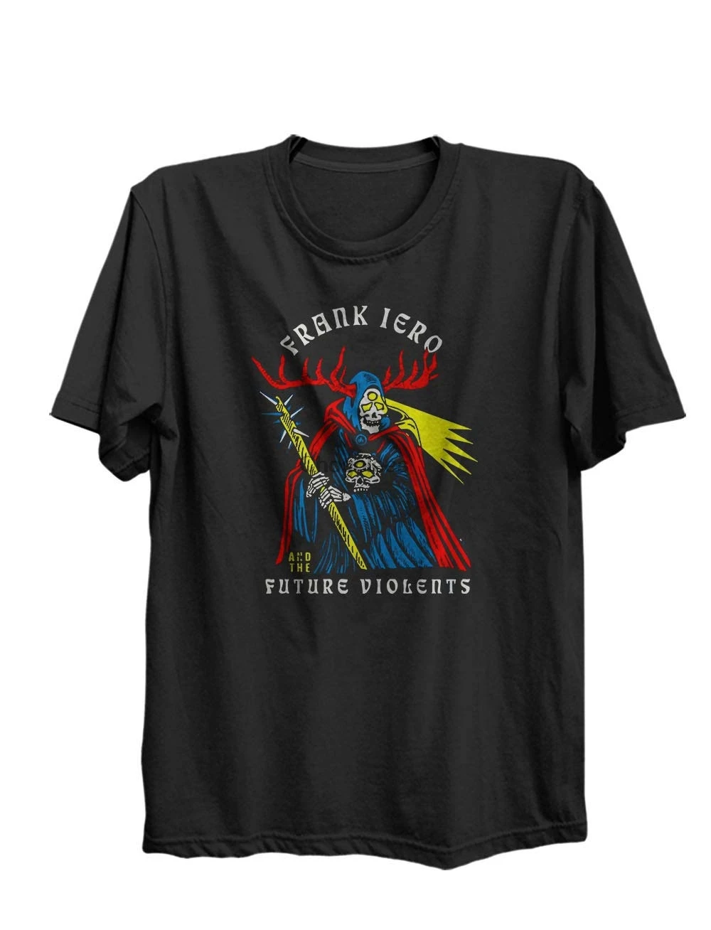 Крутая художественная РУБАШКА УНИСЕКС Frank Iero Merch and The Future Violents Reaper-толстовка с