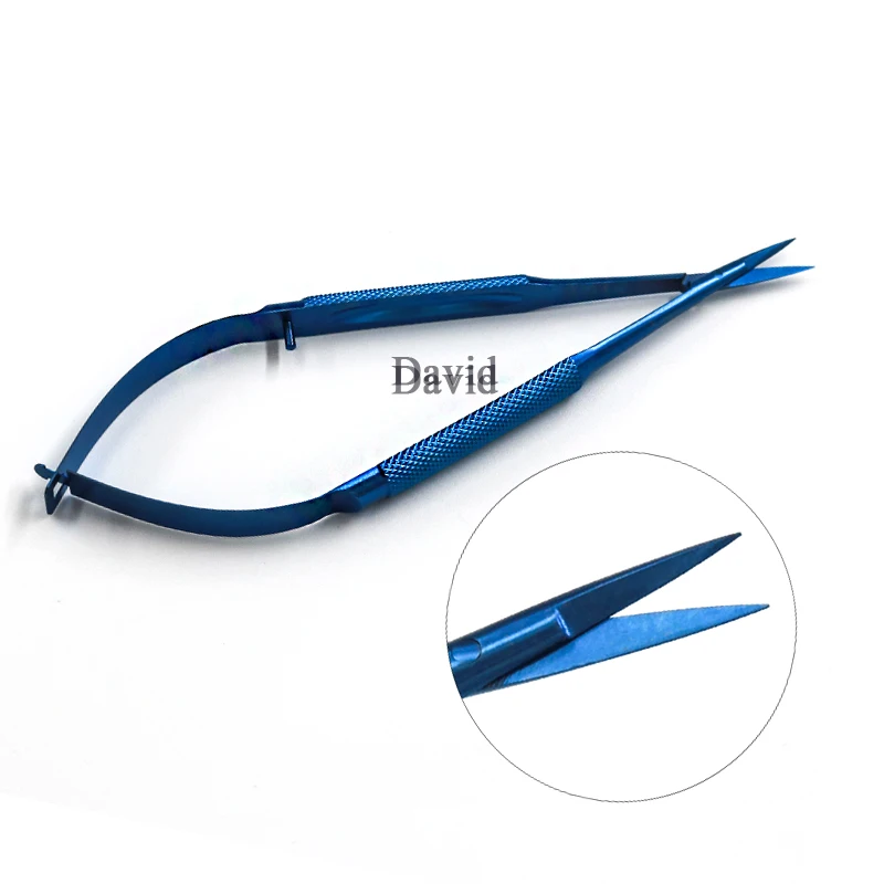 Microscopic instruments 12.5 cm micro scissors Conjunctiva Toothed Forceps Probes Hooks Spatulas Speculums tweezers ophthalmic tool surgical instruments cornea scissors capsulorhexis forceps