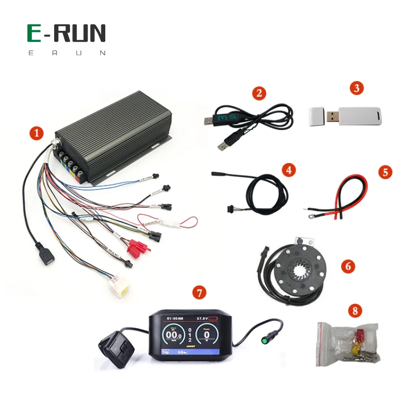 US $368.00 Risun Status Sabvoton SVMC72150 750C Display 7 9 Speed Brushless DC Electric Bicycle Hub Motor Controller Kits