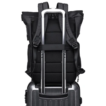 

Men Backpack For 15.6 inches Laptop USB Backpack Large Capacity Fashion Stundet Backpack Water Repellent Rucksack
