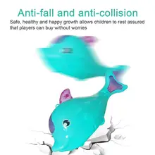 

Smooth Surface Adorable Electric Leash Dolphin Toy Plastic Dolphin Model with Leash for Entertainment
