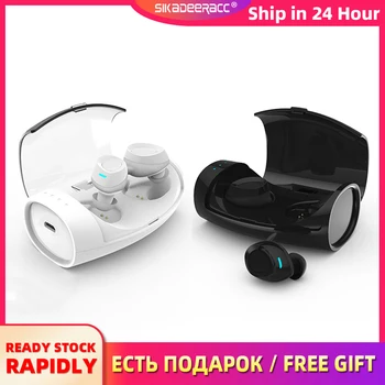 

TWS Mini Bluetooth Earphone Wireless For iPhone 11 Pro MAX Samsung Universal In-Ear Headset Stereo Music With Mic Smartphone