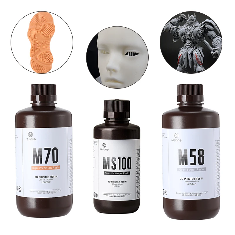 Resina líquida para impresora 3D, líquido de impresión 3d ABS como resina UV para LCD SLA DLP Elegoo Phrozen Anycubic