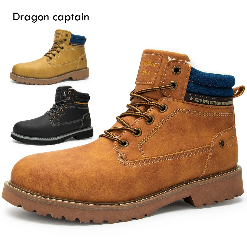 Мужские кожаные туфли-мартинсы Dragon captain коричневые туфли ручной работы для