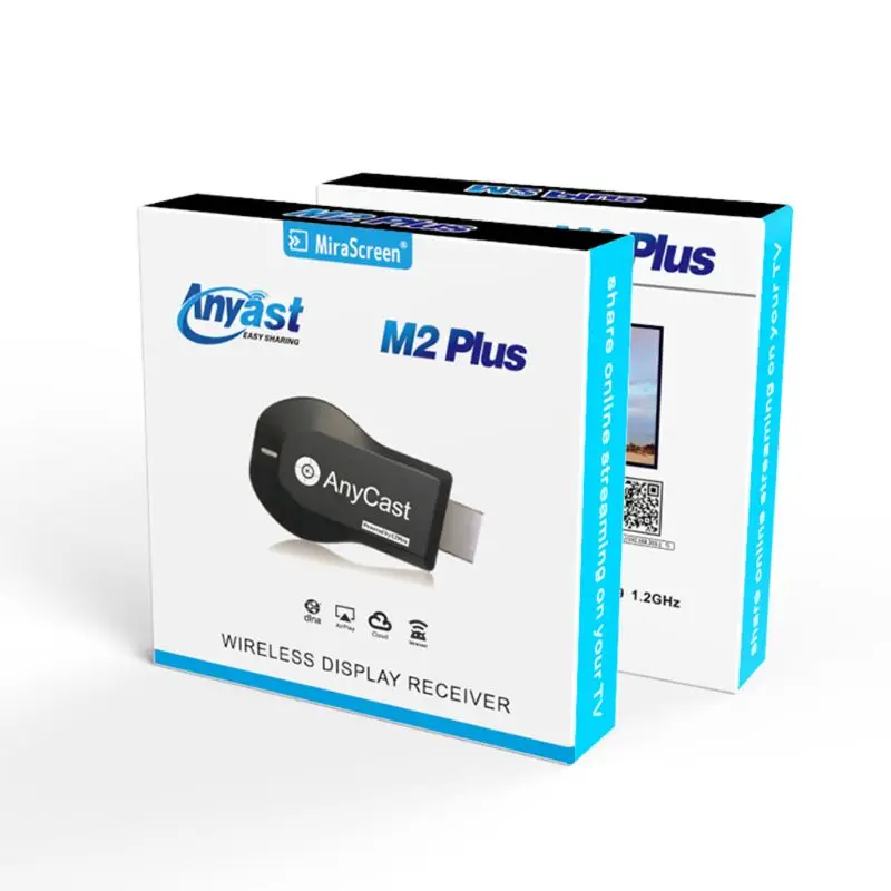 Беспроводной ТВ приемник для AnyCast M2 Plus Wi Fi дисплей Airplay 1080P флешка DLNA Miracast