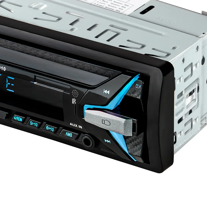 12V Универсальный Bluetooth Автомобильный MP3-плеер Hands-Free Звонки, музыка карта Instert Автомобильный mp3 красочный свет версия 1010