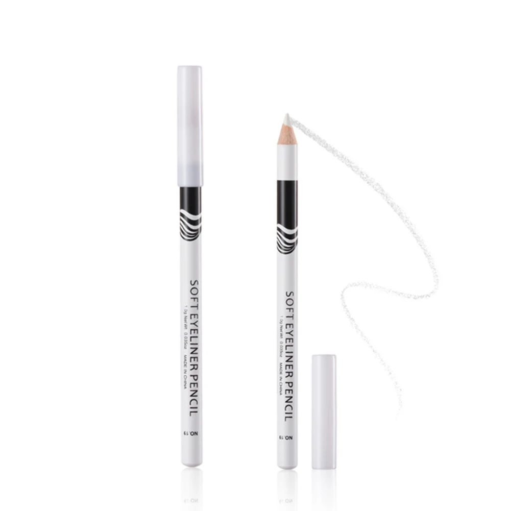 Description Picture 4 of itemWhite Eyeliner Pencil Brighten Smooth Soft Eye Liner Pen Makeup Waterproof Easy To Wear White Eyeliner Women Cosmetics