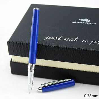 

Wing Sung 9108 Luxury blue metal silver clip Fountain Pen 0.38 Nib Popular Ink pen