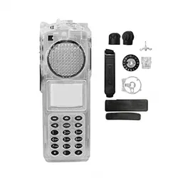 VBLL Walkie Talkie Full-keypad Replacement Repair Cover Housing Case Kit for Motorola XTS3000 Model 3 2 Way Radio Transparent