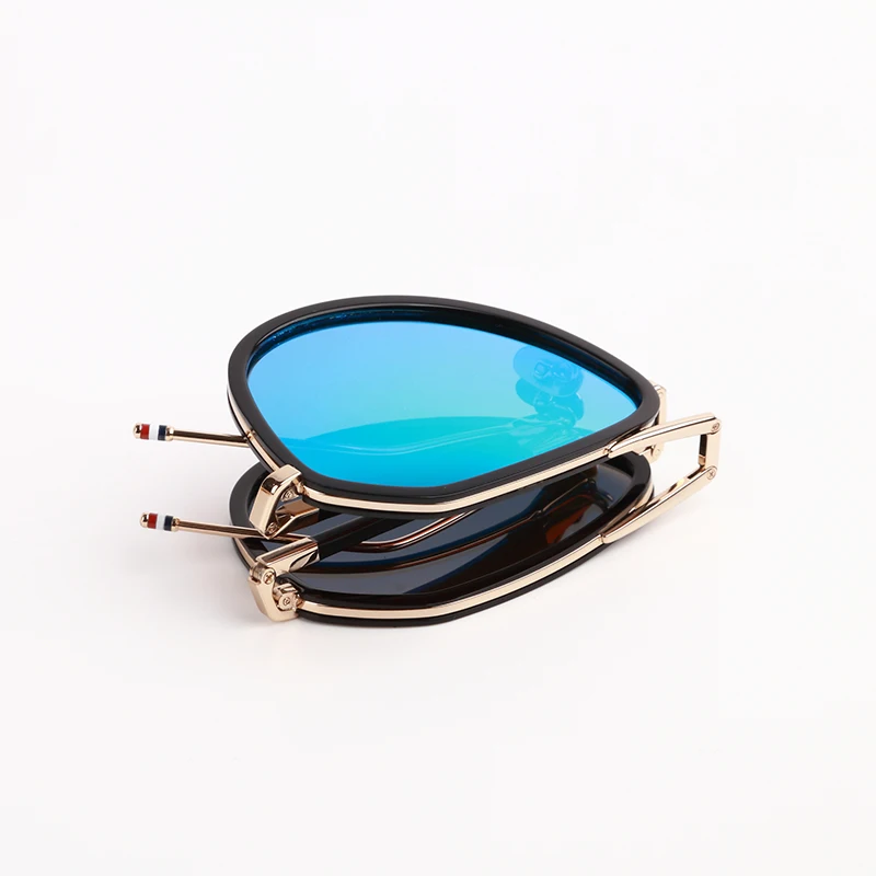 Большие солнцезащитные очки, складные классические ретро солнцезащитные очки для мужчин, новинка, высококачественные мужские роскошные солнцезащитные очки