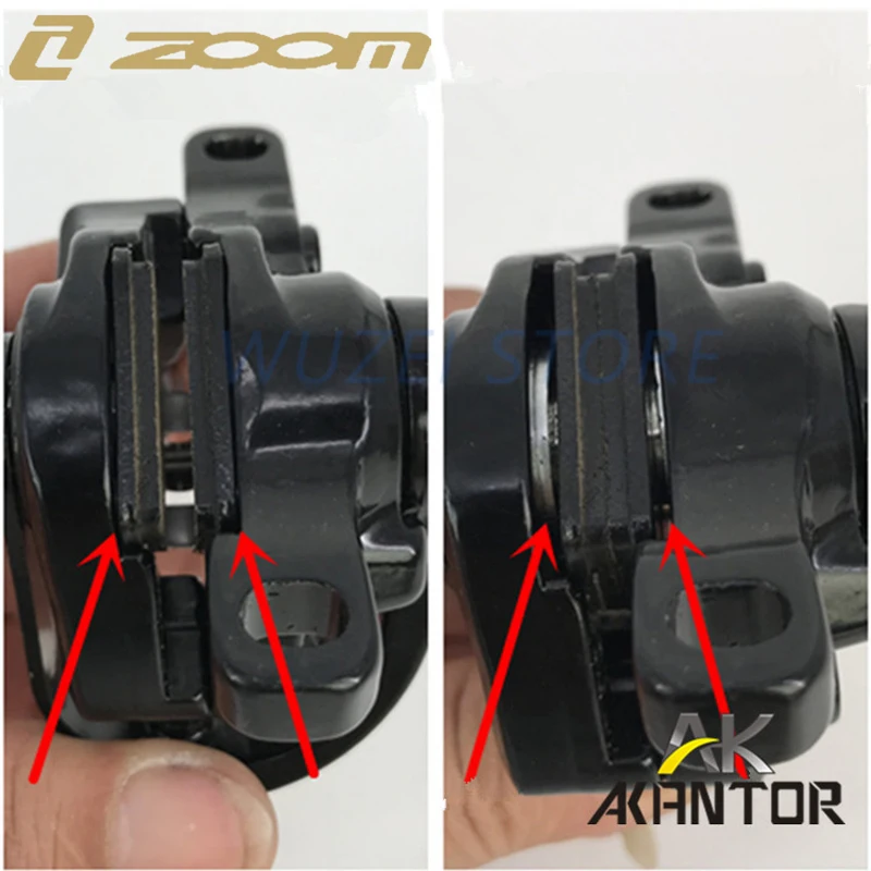 ZOOM MTB Road Bike Disc Brake Front & Rear Caliper dual sided actuation Disc Brake and 160mm rotor Mountain Bicycle Double Brake ZOOM MTB Road Bike Disc Brake Front & Rear Caliper dual sided actuation Disc Brake and 160mm rotor Mountain Bicycle Double Brake