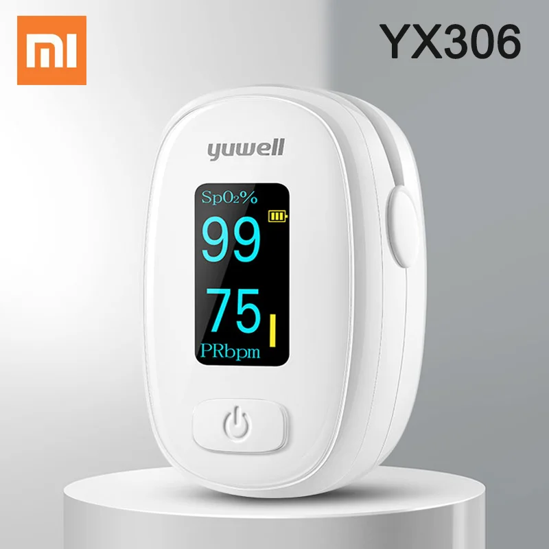 2021 Новый Оксиметр крови Xiaomi MI Yuwell OLED оксиметр с микросхемой MCU пальцевой