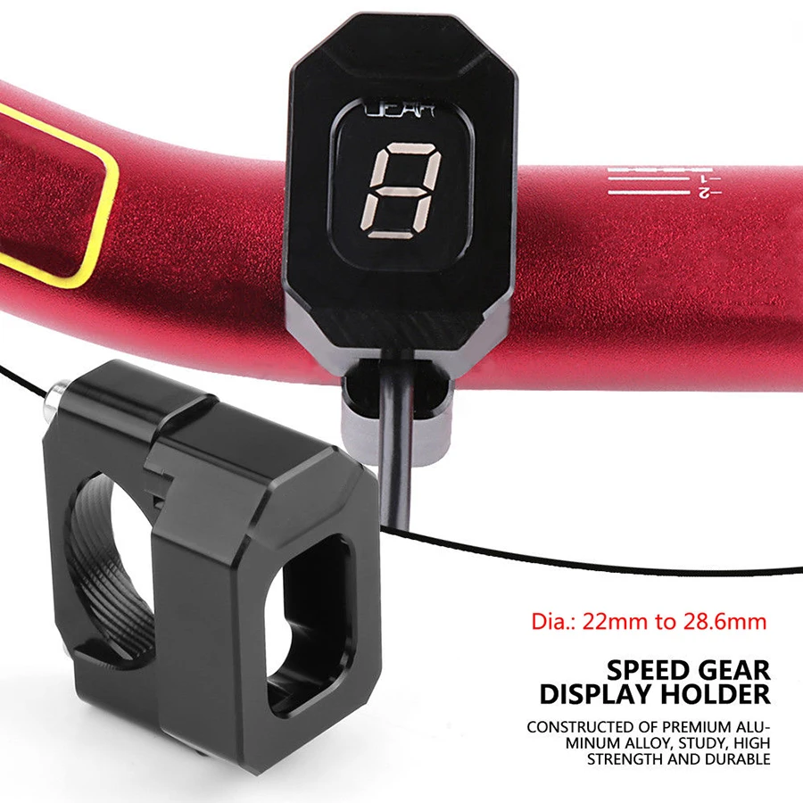 

Motorcycle Speed Gear Display Indicator Holder Bracket Gear Indicator Aluminum Alloy Holder For Honda Yamaha Kawasaki Suzuki
