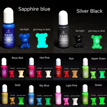 

Glowing In Dark High Concentration Epoxy UV Resin Coloring Dye Colorant Pigment Handmade DIY Jewelry Making Access