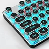 Teclado mecánico Steampunk para videojuegos, retroiluminación RGB con interruptor negro/azul, con cable para ordenador de sobremesa y portátil, 104 KeysAnti-ghosting ► Foto 1/5