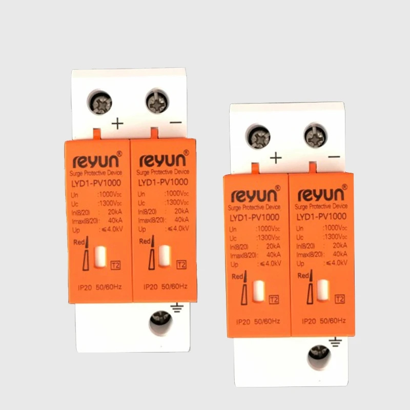 

Устройство защиты от перенапряжения, 500 в 800 в 1000 в 2 P 20 ~ 40 кА, низкое напряжение, 2 полюса для дома