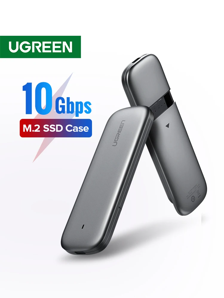 SSD Case Disk-Box Ssd-Adapter PCIE NGFF Nvme Enclosure Type-C Ugreen M2 Sata-M/b-Key