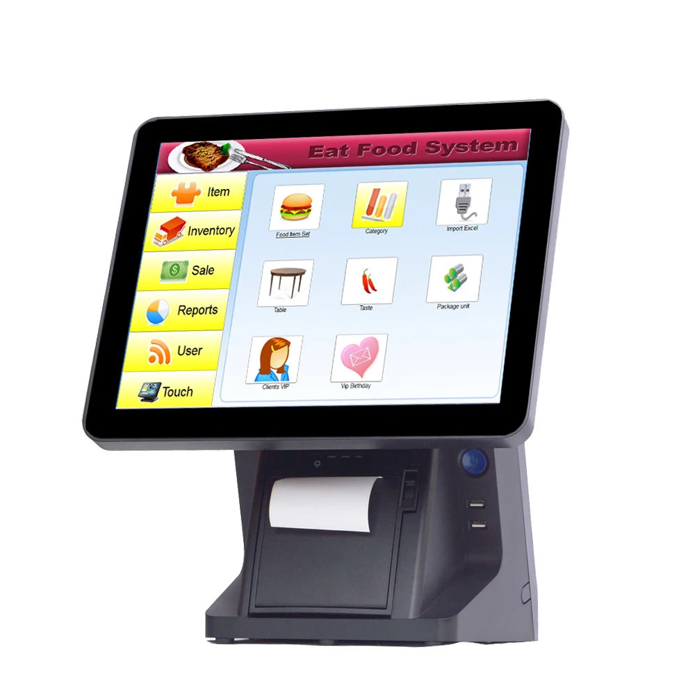 

High sales Cash Register for retailers and supermarket POS system touch screen POS terminal