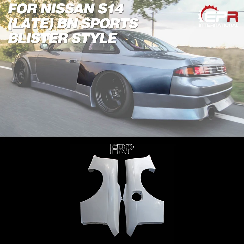 Автомобиль-Стайлинг для Nissan S14 Late BN спортивный блистер стиль стекловолокно заднее крыло FRP стекловолокно стекло S14A колесо Арка вспышка крышка часть