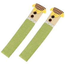 Промо-акция! Одна пара хлопок дверные ручки крышки холодильник чехол для дверной ручки практичный двухдверный холодильник защитные перчатки домашний комплект