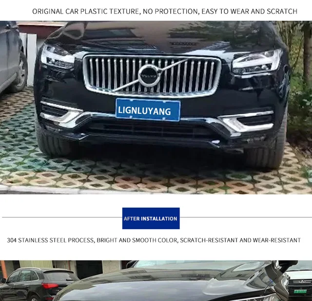 Für Volvo XC90 90 T6 2015 ~ 2022 Chrome Außentür Griff Abdeckung Trim Auto  Exterior Zubehör Schutz Aufkleber 2018 2019 2020 - AliExpress