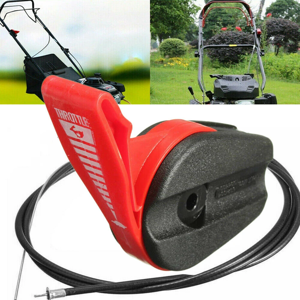 Lawn Mower Throttle Control + Cable Universal Control Switch Lever