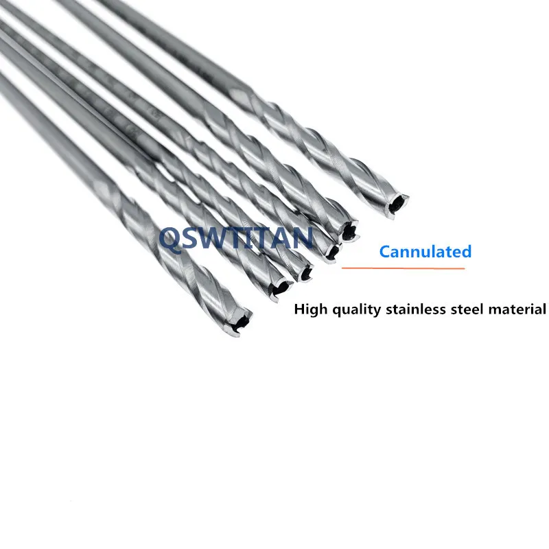 Stainless Steel Cannulated Drill Bits Hollow 250mm Orthopedics Instruments orthopedic instruments,stainless steel drill bits
