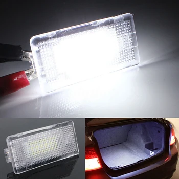 

1PCS 12v LED Footwell Luggage Compartment Trunk Boot Light Canbus For BMW E39 E60 F10 E65 E81 E82 80 X 38 X 18mm universal