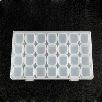 

tool storage box Nail jewelry tool box 28 grid can open single nail drill jewelry storage box jewelry box nail supplies