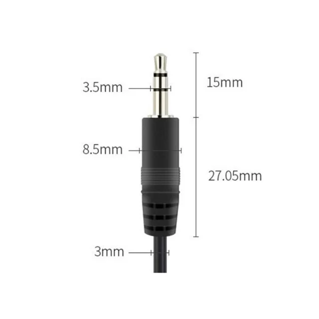 Cavo Prolunga Audio Jack 3,5 Mm - 1,5 M, Maschio A Femmina, Bianco, Per Cuffie, Altoparlanti, Smartphone - Foto 2