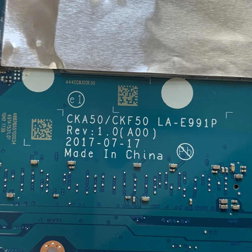 KEFU I5-7300HQ LA-E991P для DELL INSPIRON 15 7577 7570 Материнская плата ноутбука CN-0JVVKJ 0JVVKJ GTX1050 материнская плата для ноутбука