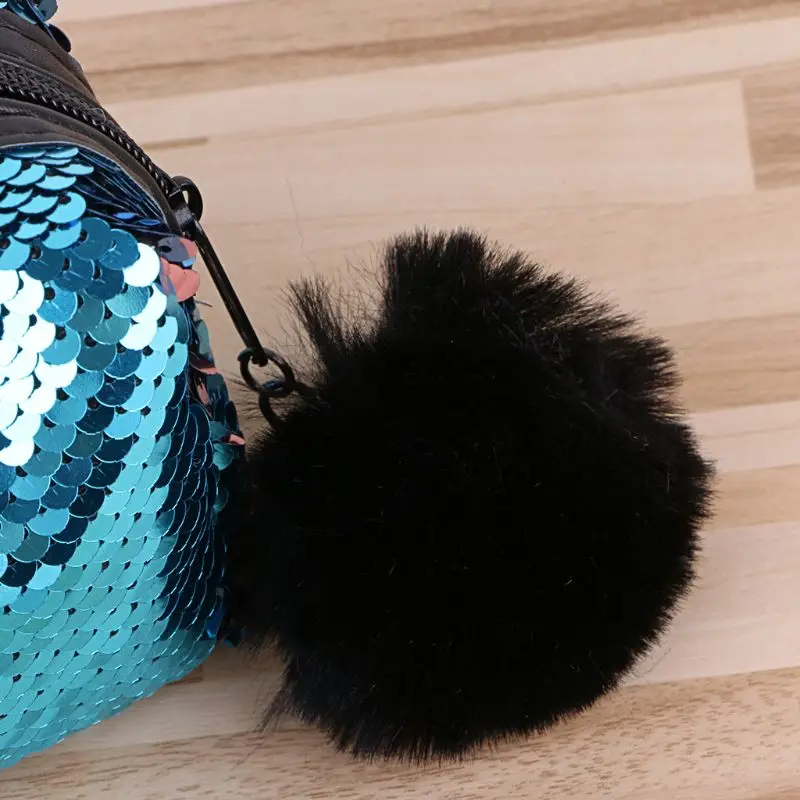 Реверсивный блесток Hairball Pencilcase для девочек канцелярские милые школьные принадлежности L41E