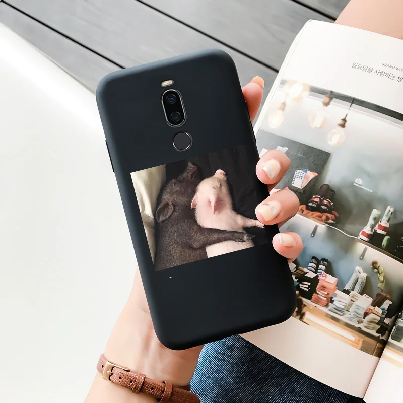 best meizu phone case brand Black Soft TPU Shell For Meizu X8 Case Personality Tide Shell For MEIZU X8 Case Silicone Edging Matte Phone Case Cover For MEIZU meizu phone case with stones black Cases For Meizu