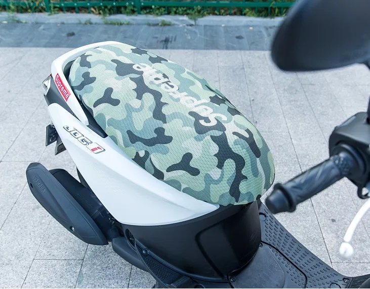 Tuxuzal Motorrad Sitzkissen 3D Mesh Motorrad Sitzbezug Universal