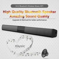 20W Wireless Bluetooth Soundbar Stereo Speakers Home Theater PC TV Sound Bar Surround Sound System AUX TF FM Radio Column BS28B 1