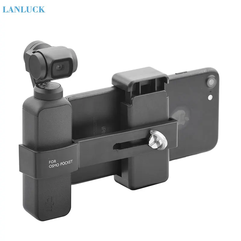 

For DJI OSMO Pocket Camera Phone Mount Clip Handheld Gimbal Stabilizer Phone Connector Adapter For DJI OSMO Pocket Accessories